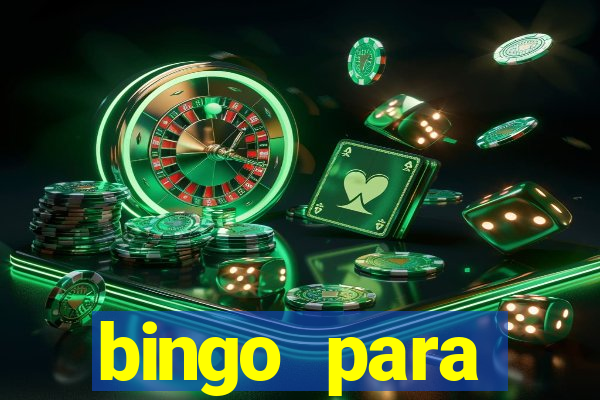 bingo para despedida de solteira para imprimir